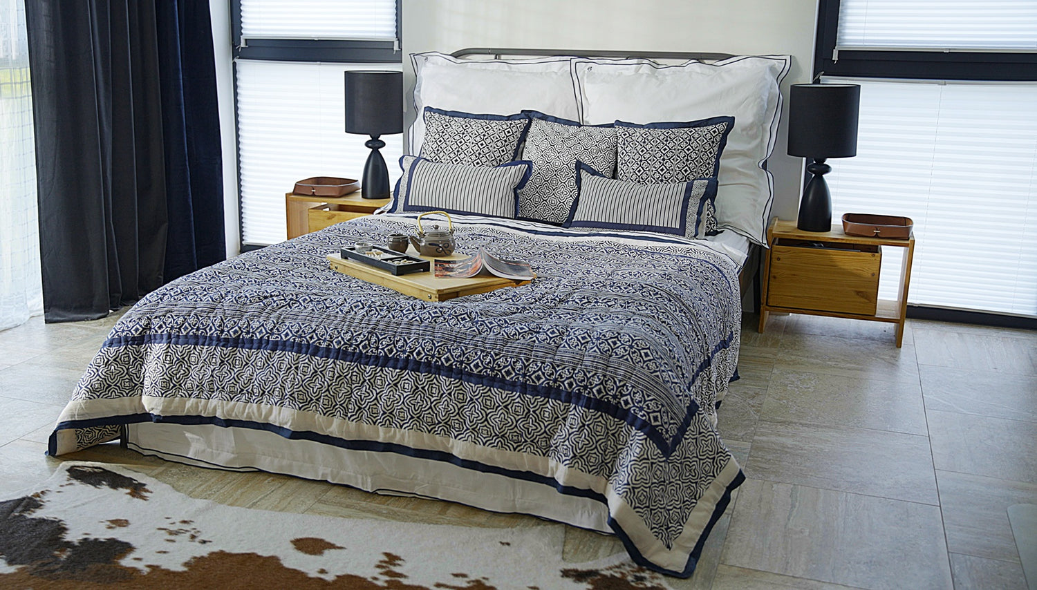 KADAL/VANAM Kollektion – Luxuriöse Handblockdruck Heimtextilien