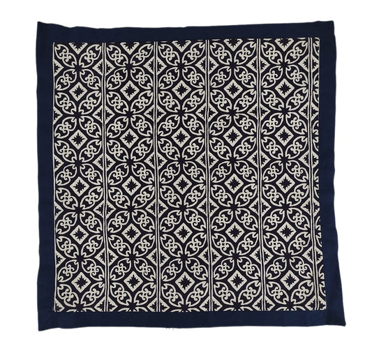 KADAL Handgefertigte Kissenhülle aus GOTS-zertifizierter Bio-Baumwolle – 45x45 cm, Doppelseitig