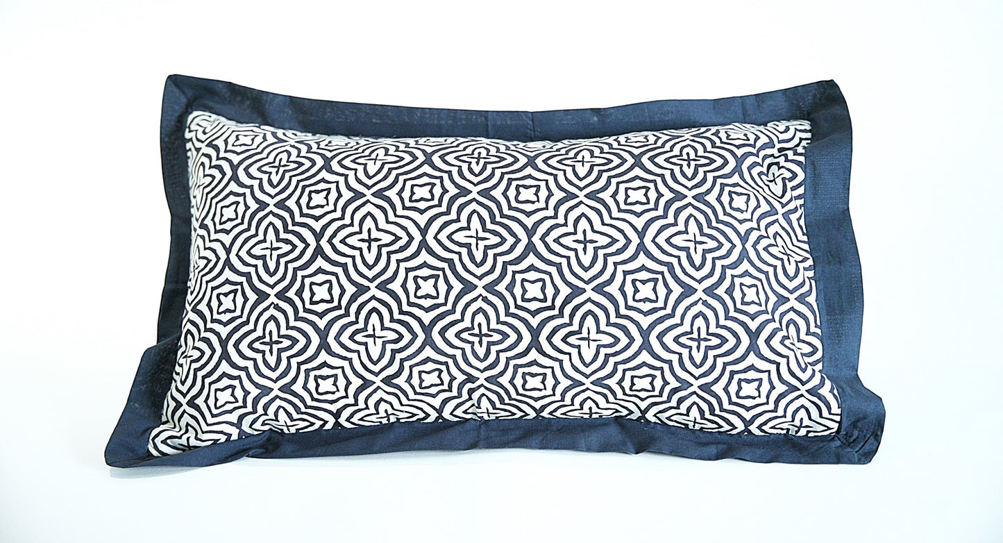 VANAM  Handgefertigte Kissenhülle (30x50 cm) – Doppelseitig, GOTS-zertifiziert