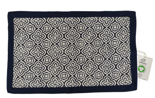 VANAM  Handgefertigte Kissenhülle (30x50 cm) – Doppelseitig, GOTS-zertifiziert