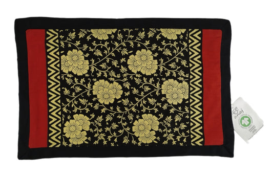 YANAI Handgefertigte Kissenhülle aus GOTS-zertifizierter Bio-Baumwolle – 30x50 cm, Doppelseitig