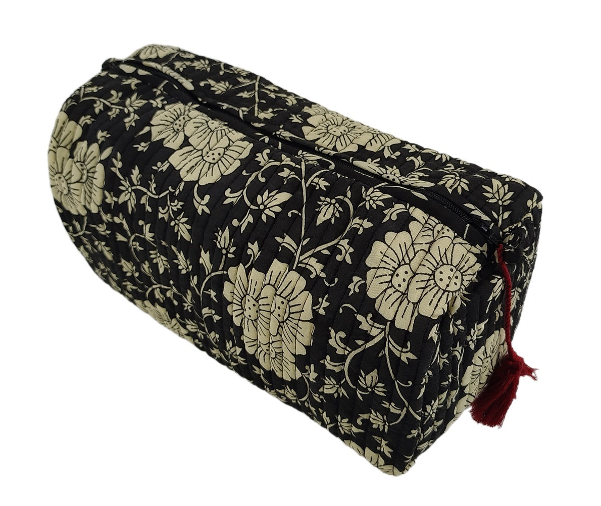 Handcrafted Cotton Toilet Bag - Small (20x15 cm) - YANAI Collection