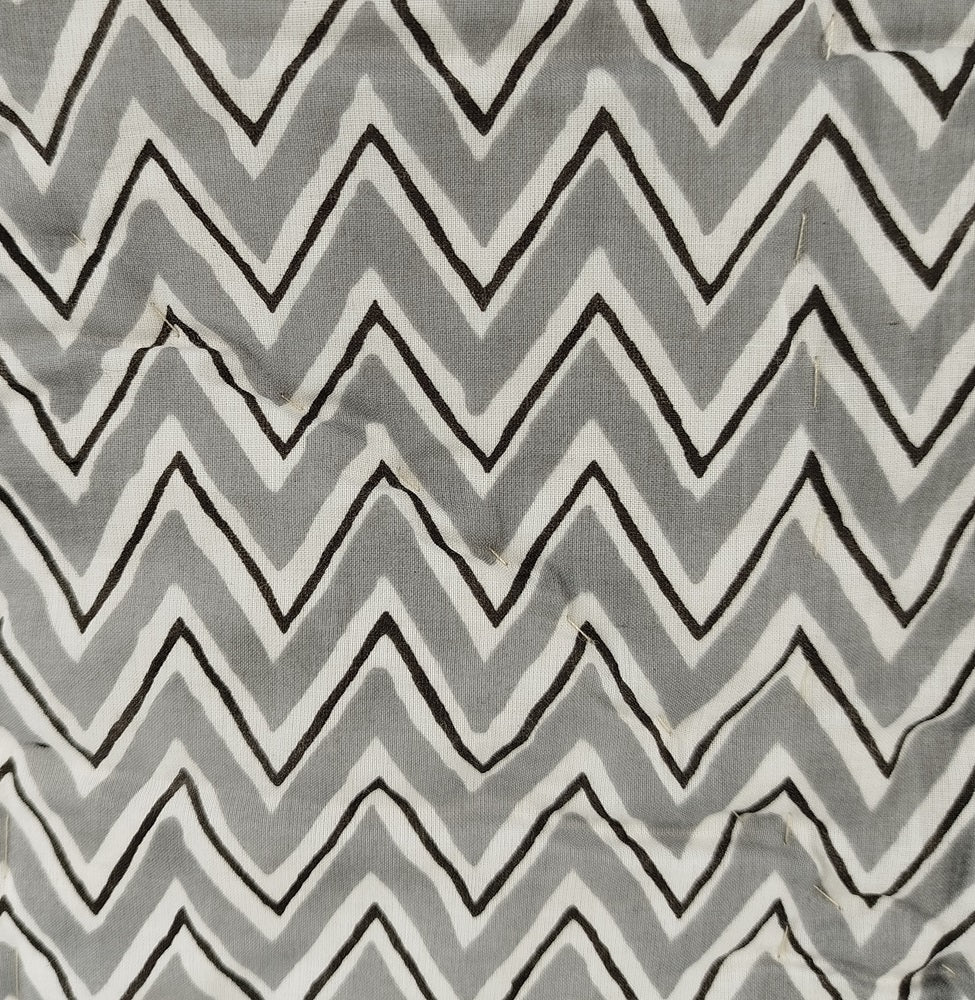 YELI Handgefertigter Quilt (160x220 cm) – Doppelseitig, GOTS-zertifiziert